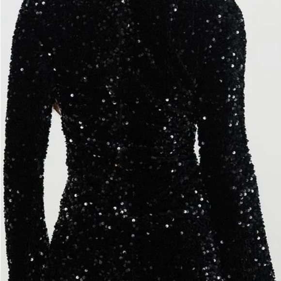 Princess Polly Black Mini Sequin Dress, Cocktail, Homecoming, Special Occasion - Picture 8 of 15